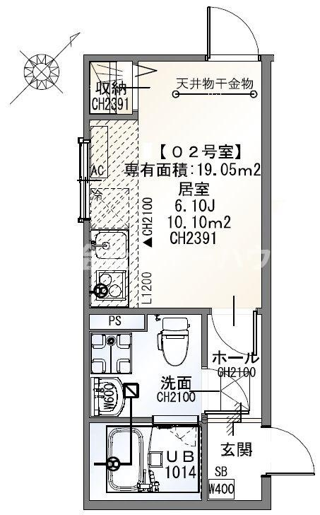 NanoCare Minami-Gyoutokuの間取り