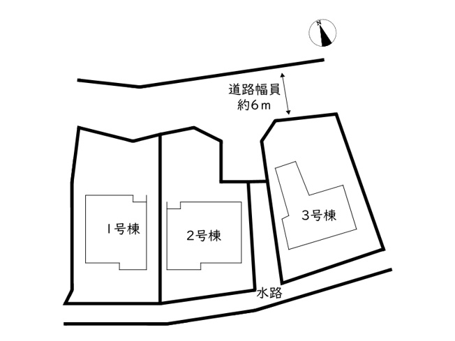 【区画図】 | 姫路市北平野５丁目／全3区画