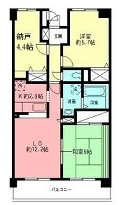 【間取り】 | バルコン・ブラン淵野辺 | 間取りです。