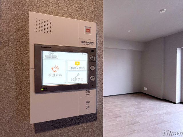 【セキュリティ】 | プレサンスレイズ千種今池Ⅱ | モニター付きインターホンです