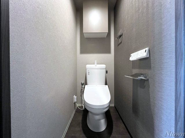 【トイレ】 | プレサンスレイズ千種今池Ⅱ | 落ち着いたトイレです