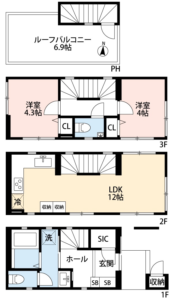 山田邸の間取り