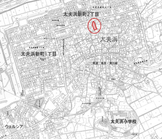 【地図】 | 新潟市北区太夫浜　売地　270.43坪