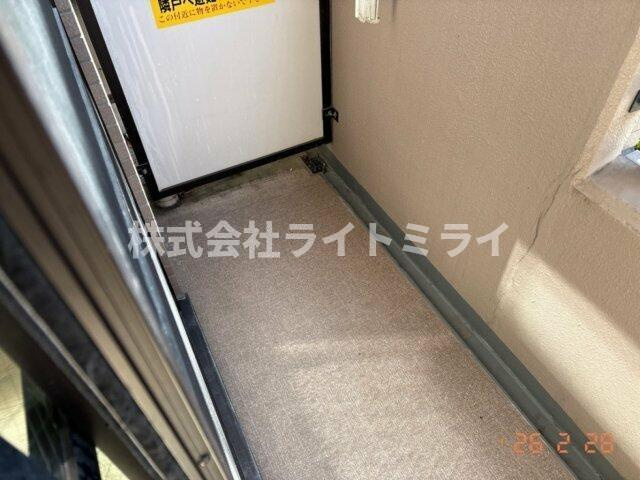 カテリーナ市ヶ谷のバルコニー