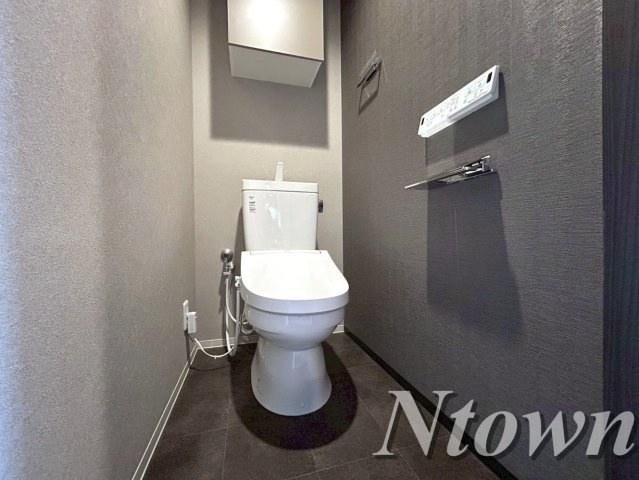 【トイレ】 | プレサンスレイズ千種今池Ⅱ | 落ち着いたトイレです