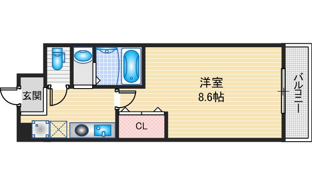 ハイツクローバーIIの間取り