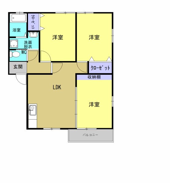 サンライズⅡ の間取り
