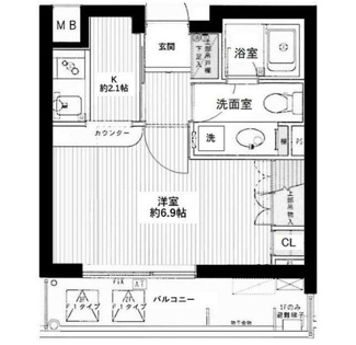 【間取り】 | ヴァンテアンライフ高円寺壱番館 | 間取りです。