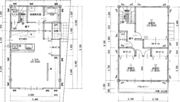 「各所に造作ニッチ」高知市一宮西町1丁目　中古一戸建ての間取り|約19帖の開放的なLDK×水廻り集中動線！家事効率が上がる間取り設計。