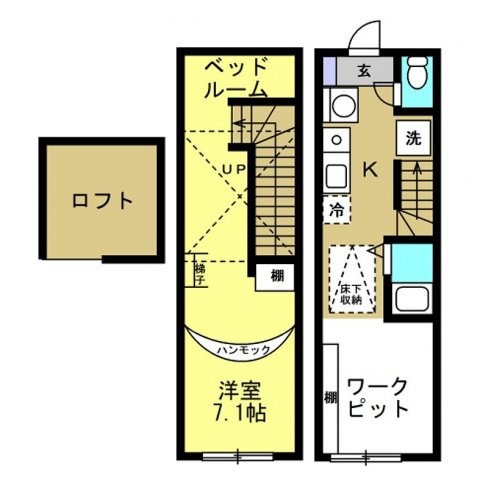 ジュネスコートの間取り