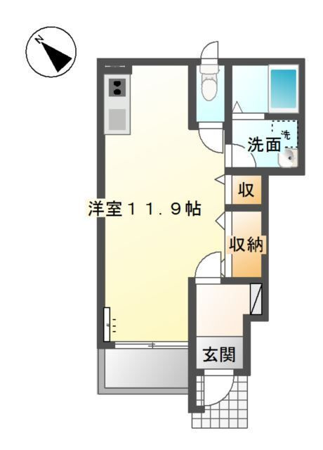 パッショネートの間取り