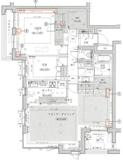 【間取り】 | パークシティ浜田山Ｃ棟