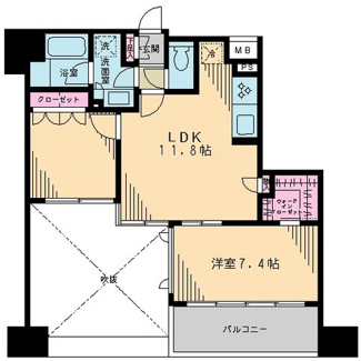 【間取り】 | スカイグランデ船橋宮本 | 間取りです。