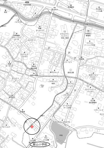 中古住宅　半田市四方木町の地図