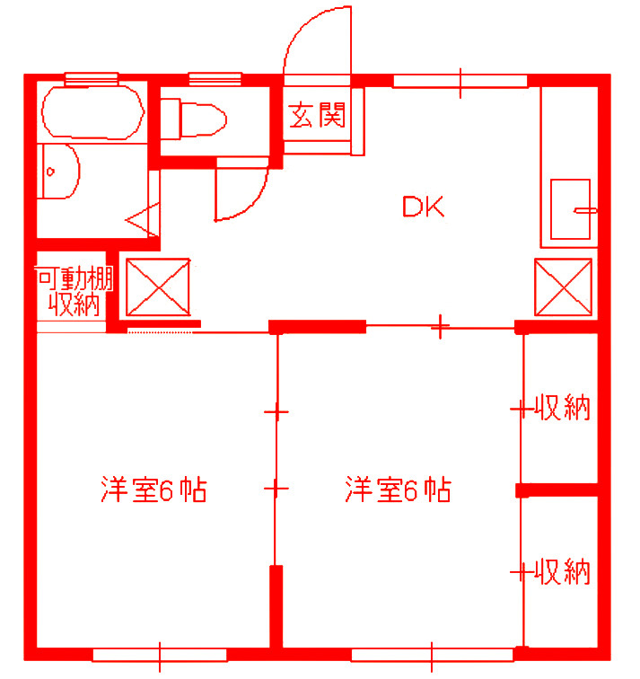 藤沢市本鵠沼１丁目のアパートの間取り