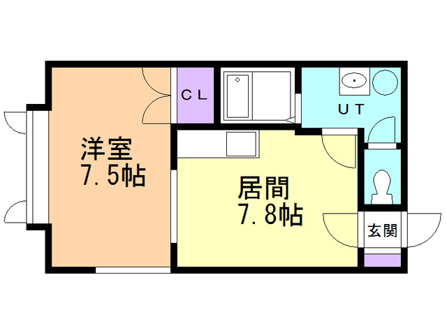 コーポカトレアの間取り