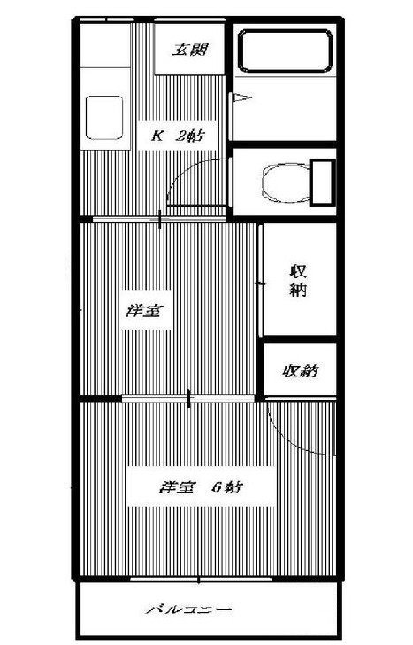 高松ハイムの間取り|間取りです。