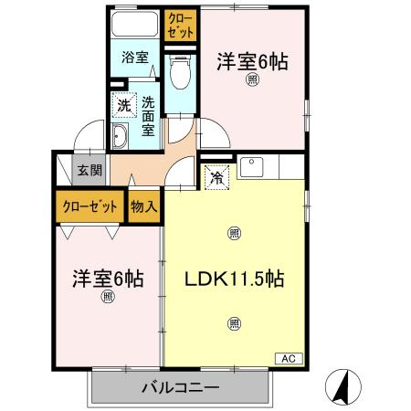 ボナールの間取り