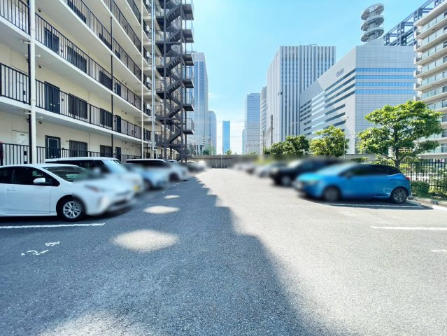 ネオコーポ大阪城公園二号館の駐車場|駐車場です