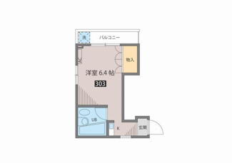 【間取り】 | フランスコーポ | 間取り図