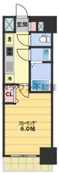 【間取り】 | プレサンス千種駅前レイズ | 間取りです。