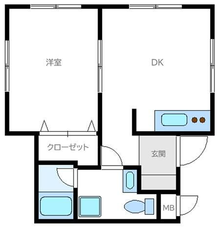 アトリエ　キアラの間取り