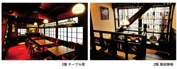 曽根崎角地店舗の内装|2F