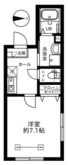 ランロウド池上の間取り