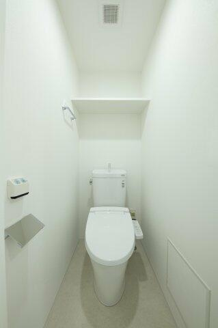 川崎市多摩区宿河原３丁目の賃貸マンションのトイレ