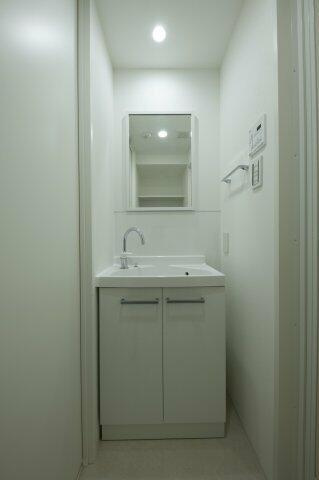 川崎市多摩区宿河原３丁目の賃貸マンションの洗面所