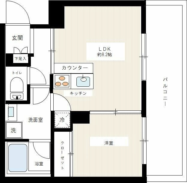 ＭＡＸＩＶ小竹向原の間取り|間取りです。