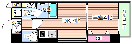 【間取り】 | SK大阪天満宮プライマリーワン
