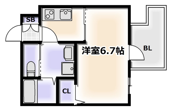 【間取り】 | ファーストフィオーレ大正リエート