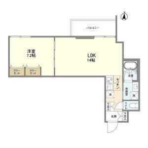 ウェルスクエア西宮北口の間取り