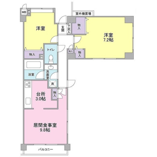 【間取り】 | デュエット北千住クレア | 間取りです。