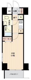 【間取り】 | プレール・ドゥーク秋葉原ＥＡＳＴ | 間取りです。