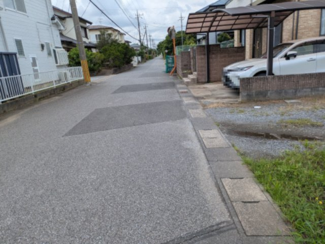 【前面道路含む現地写真】 | 茂原市東郷　中古戸建