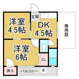 ハイツ桜台　西の間取り