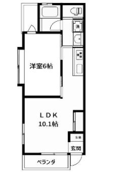 ベルコート千田の間取り
