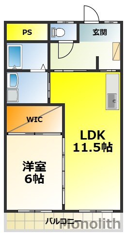 忠岡グリーンハイツの間取り