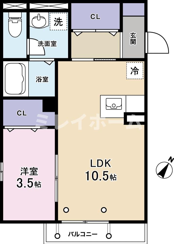 メルモの間取り
