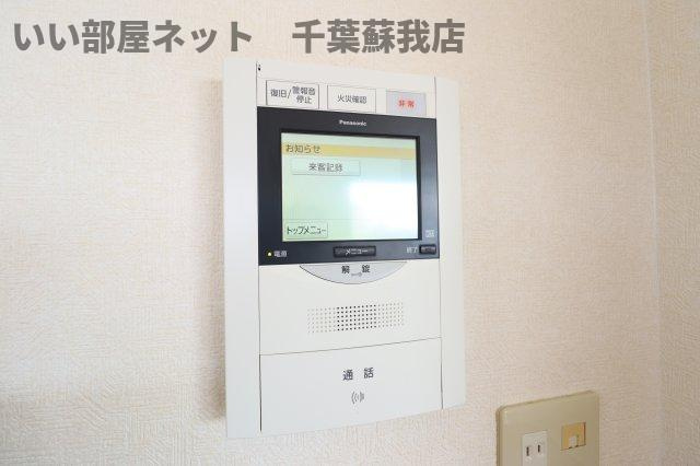 ダイアパレスヒルトップ・エフ千葉寺駅前のセキュリティ|TVモニターホン付きでセキュリティ面も安心！