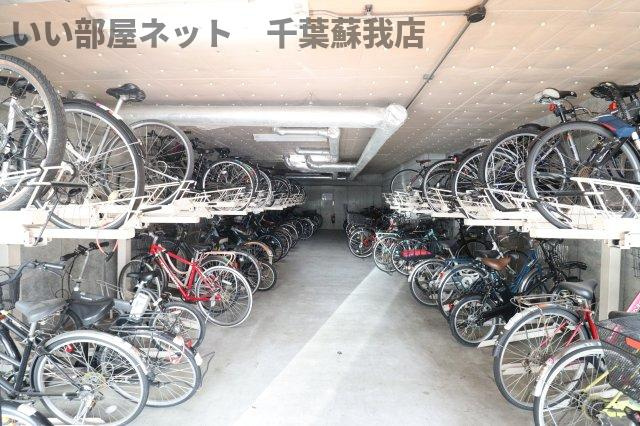 ダイアパレスヒルトップ・エフ千葉寺駅前のその他共用部分|駐輪場