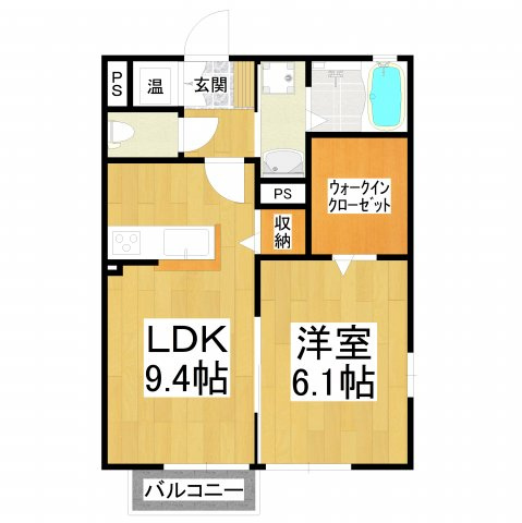 【間取り】 | バイブリーコートD棟