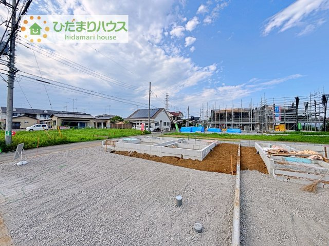 【外観】 | 土浦市木田余西台第2　新築戸建　7号棟 | （7.30撮影）