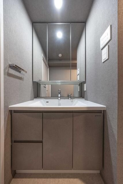 Ｓ－ＲＥＳＩＤＥＮＣＥ亀戸ｂａｌｍの独立洗面台