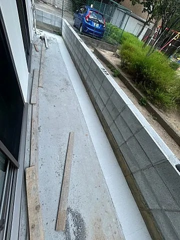 ソリティア西宮池田のバルコニー
