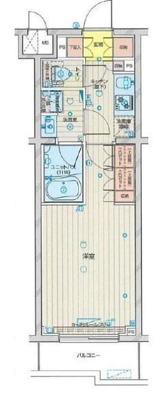 ルーブル武蔵中原参番館の間取り|間取りです。