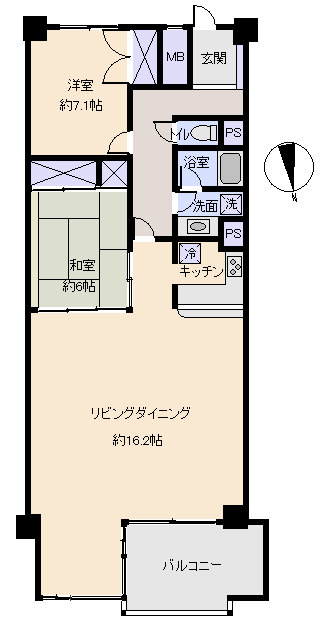 プチモンド熱海の間取り