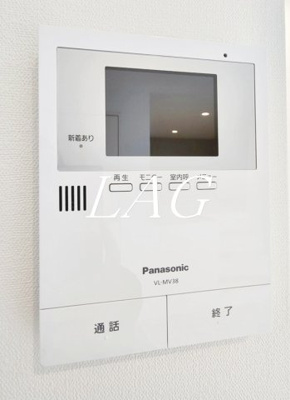 【セキュリティ】 | ＣＢ与野本町リュッカ | モニター付きインターフォンです。